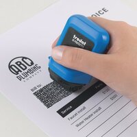 Rollstempel zum unkenntlichmachen von Texten
